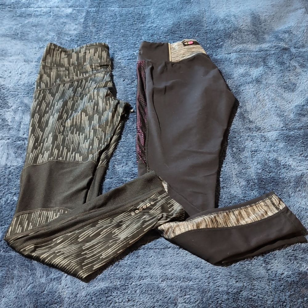 2 Pairs of Leggings Ladies M Nike & Kyodon Medium